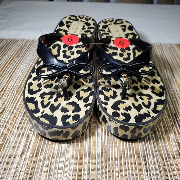 kate spade Shoes - Kate Spade New York Women's Wedge Flip Flop Size 6